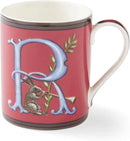 Spode Kit Kemp 12oz Mug in Fine China, R Initial - Custom Coffee Cup for Hot Beverages, Personalized Gift Idea for Her, Him, Friends, Coffee Lovers - Stylish Letter Mug for Daily Use, Dishwasher Safe by CozyNest Decor