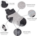 Zaples Baby Non Slip Grip Ankle Socks with Non Skid Soles for Infants Toddlers Kids Boys Girls by TinyTreasures Baby Boutique