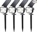 Kaxiida Solar Lights Outdoor Waterproof - 2025 Upgrade 3 Level Ultra Bright Spot Lights Uplights, LED Landscape Spotlight for Tree, Pathway, Wall, Adjustable Solar Panel Auto On/Off by CozyNest Decor