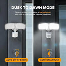 LUTEC 38W 3500 Lumen LED Motion Activated Integrated Dual-Head Floodlight Outdoor with Motion Sensor, 5000K Daylight, Dusk to Dawn, Exterior Security Wall Light for Patio, Garden, Yard(White) by GreenHaven Gardens