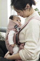 BabyBjörn Baby Carrier Mini, Cotton, Dusty Pink Newborn Carrier (7-25 lbs), Ergonomic, Easy-to-Use by TinyTreasures Baby Boutique