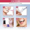 Professional Teeth Whitening Kit with 5 Teeth Whitening Gel, LED Accelerator Light & Rechargeable Design - Enamel Safe Gel, Custom Trays, Fast Results for Sensitive Teeth - Whitening Gel Kit by CozyNest Decor