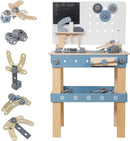Wooden Tool Bench Toys for Kids Toddlers,Construction Workshop Tool Bench Toys, 51 Pieces Tool Playset with Play Tools Set for Girls & Boys Toddlers 3+ by TinyTreasures Baby Boutique