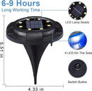 K.E.J. Solar Ground Lights 12 Pcs Disk Lights Outdoor - Waterproof In-Ground Lights,Solar Landscape Lighting as Valentine's Day Decorations Outdoor for Garden Pathway Yard Deck Walkway Driveway by GreenHaven Gardens