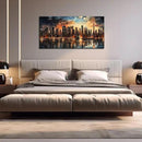 New York City Canvas Wall Art for Bedroom Modern Wall Pictures for Living Room Home Office Wall Decor Size 20 x 40 Inch by CozyNest Decor