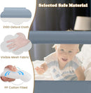 BABY JOY Bed Rails for Toddlers, Extra Long, Swing Down Safety Bed Guard for Convertible Crib, Folding Baby Bedrail for Kids Twin, Double, Full Size Queen & King Mattress (71", Light Gray) by TinyTreasures Baby Boutique