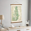 American Art Decor Leaf Wall Scroll Tapestry with Rope by CozyNest Decor