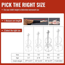3/4 Violin for Kids, Beginners, Students, Solid Spruce Top, Maple Back Fiddle with Brazilwood Bow, Tuner, Hard Case, Shoulder Rest & More, Perfect Handcraft Gift for Young Musicians by TinyTreasures Baby Boutique