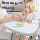 5 in 1 Baby High Chair Swings for Infants Foldable Rocking 8 Level Height Adjustment Eco Friendly Washable PU Cushion(White) by TinyTreasures Baby Boutique