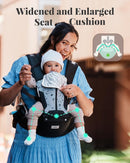 Baby Carrier, MOMTORY Safety-Certified 6-in-1 Baby Carrier Newborn to Toddler, Adjustable Detachable Infant Baby Hip Seat Carrier for 7-50lbs, All Seasons, Perfect for Shopping Travelling by TinyTreasures Baby Boutique