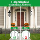 GOFORWILD Shepherd’s Hooks 4 Pack Black, 65 inches Tall, Made of Premium Metal for Garden Decor, Plant Hanger, Lantern Hook, Garden Stake and Wedding Decor, 7016 by GreenHaven Gardens