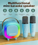 Mini Karaoke Machine Speaker for Kids Adults, Portable Bluetooth with 1 Wireless Microphones, Children's Day Birthday Gift Ideas for Toys for Teens Boys and Girls Aged 4, 5, 6, 7, 8, 9, 10, 11, 12+ by TinyTreasures Baby Boutique