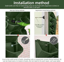 Self Watering Wall Mounted Vertical Planter, 36 Pots Wall Planter Indoor Vertical Living Green Plant Wall Easy Installation (Green with Timing System) by CozyNest Decor
