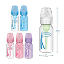 Dr. Brown's Natural Flow Anti-Colic Options+ Narrow Breast to Bottle Pump & Store Feeding Set with Slow Flow Nipples, Baby Travel Caps and 100% Silicone HappyPaci One-Piece Pacifier, Blue by TinyTreasures Baby Boutique