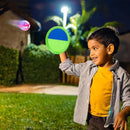 Ayeboovi Kids Outdoor Beach Pool Toys Toss and Catch Ball Set Upgraded Light UP Ball Yard Lawn Games for 3-10 Years Boys Girls Toddlers Easter Basket Stuffers-Green by TinyTreasures Baby Boutique