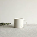 COLLECTIVE HOME - Monogram Ceramic Mugs, 15 oz Golden Initial Coffee Cups, Elegant Alphabet Tea Mugs, Elegant Personalized Mug with Gift Box, Luxurious Cups for Office and Home (a) by CozyNest Decor