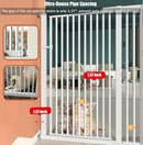 55.1 Inch Tall Baby Gate Auto Close Dog Gate Adjustable 29.92"- 48.03" Wide Pressure Mounted Walk Through Swing Pet Gate for Doorways (White, 29.92"- 48.03") by TinyTreasures Baby Boutique
