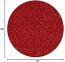 KOECKRITZ Soft and Colorful Kids Classroom Area Rugs (Passes Flammability Pill Test) Many Sizes and Bright Colors to Select from (10' Round, Fire Engine) by CozyNest Decor
