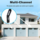 Garage Door Opener Keypad Replacement for Liftmaster Chamberlain Craftsman Garage Door Opener Keypad Compatible with Purple/Red/Orange/Green/Yellow Learn Button Since 1993 - Black Shell by GreenHaven Gardens