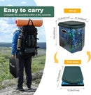 Upgrade XL Portable Toilet for Adults, Extra Large Portable Travel Floding Toilet, Camping Tall Toilets with Lid for Adults and Kids Compact Potty for Car,Hiking,Beach and Camping by TinyTreasures Baby Boutique