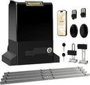 Blütezeit 1800lb WiFi Sliding Gate Opener Smart App Control, 1/2HP Automatic Slide Gate Motor Rack Driven with 2 Remote Controls & IR Sensor Complete Hardware Kits for Driveway Gates Up to 40ft by GreenHaven Gardens