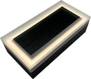 LUMENGY Solar Paver Light 4×8 inch, 2700K, Up to 18 Hours Continuous Lighting, Stainless Steel, Thick Glass, Glare-Free Illumination for Driveways, Pathways & Garden, Waterproof & Drive-Over Rated by CozyNest Decor