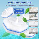 KOKL 60pcs Disposable Toilet Brush, Disposable Toilet Bowl Cleaners for Bathroom Cleaning, Compatible with Most Toilet Brushes by CozyNest Decor