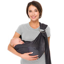 CUBY Water Baby Sling Carrier Lightweight Breathable Mesh Baby Wraps Carrier Adjustable Ring Sling Quick-Drying Baby Carriers Sling for Newborn Toddler Summer Swimming Pool Beach(Dark Gray) by TinyTreasures Baby Boutique
