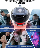 4 Pack 5-in-1 Electric Cupping Kit for Massage Therapy with Red Light Therapy - 24 Levels of Adjustable Suction & Heat, Portable Cupping Therapy Set for Back Pain Relief & Neck Muscle Soreness by CozyNest Decor