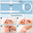 Kids Waterproof Airtag Bracelet Compatible with Apple AirTag, Hidden Silicon Protective Case for Air Tag GPS Tracker Holder, Adjustable Anti-Lost Watch Band for Toddler Child (White) by TinyTreasures Baby Boutique