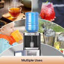 ICEPURE 3-in-1 Water Dispenser with Ice Maker, Water Cooler Dispenser for 5 Gallon Bottle Built-in Bullet Ice Maker Top Loading, Hot and Cold Water Dispenser for Home/Office, 33lbs/24H, Child Lock by CozyNest Decor