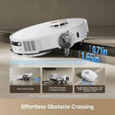 DREAME L50 Ultra Robot Vacuum and Mop White, 19,500Pa Suction, with Auto-Empty and Mop Self-Cleaning, Precise Obstacle Avoidance, HyperStream Detangling DuoBrush by CozyNest Decor