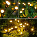 8 Pack Solar Garden Lights, KELME 64 LED Upgraded Firefly Garden Lights Solar Outdoor, Bright High Flexible Swaying Outdoor Solar Lights for Outside Yard Garden Christmas Decorations Gifts, Warm White by GreenHaven Gardens