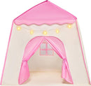 JOYIN Pink Princess Tent for Girls with LED Star Lights-Indoor & Outdoor Large Playhouse Kids Castle Play Tent for Children Indoor and Outdoor Games by TinyTreasures Baby Boutique