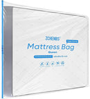 ZCHENBS® – Mattress Bags for Moving and Storage,Mattress Bag with Zippers,5 Mil Ultra-Thick Bed Bag,Waterproof,Anti-Tear,Heavy-Duty Mattress bag (Transaparent/Blue, Queen-(1 Pack)) by TinyTreasures Baby Boutique