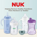 NUK Timeless Comfy Pacifier | 100% Silicone, One-Piece Design | BPA-Free, Gentle on Baby’s Skin | 5-Pack, for 0-6M by TinyTreasures Baby Boutique