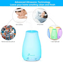 Diffuserlove 2 Pack 200ml Essential Oil Diffuser Ultrasonic Aromatherapy Diffuser Cool Mist Humidifiers with 7 Color LED Lights & Waterless Auto Shut-Off for Home Office Kitchen Bedroom by TinyTreasures Baby Boutique