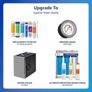 Express Water Reverse Osmosis Alkaline Ultraviolet Water Filtration System – 100 GPD (Deluxe Chrome Faucet) by CozyNest Decor