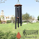 Wind Chimes for Outside Large Deep Tone, 44 Inch Black Memorial Windchimes, Outdoor Wind Chimes Gifts for Housewarming, Mother's Day, Christmas, Patio Garden Yard Decoration by CozyNest Decor