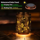 Solar Lanterns Outdoor Waterproof Mushroom Butterfly Garden Decor Gifts for Women Mon Grandma Metal Hanging Solar Lights Decoration for Outside LED Lanterns for Yard Patio Lawn Pathway（Hummingbirds） by GreenHaven Gardens