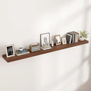Floating Shelves for Wall, Large Wall Mounted Shelves with Invisible Brackets, Long Wood Floating Shelf for Living Room, Bedroom, Kitchen, (Walnut, 72" W x 9" D x 1.5" H) by TinyTreasures Baby Boutique