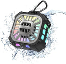 INSMY IP67 Waterproof Bluetooth Speaker, Shower Speaker Portable Small Clip-on, Multi Sync 100+ Speakers, Big Volume Booming Bass, 24H Playtime/Floatable/RGB Lights for Outdoor/Kayak/Beach (Black) by TinyTreasures Baby Boutique