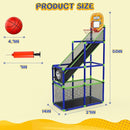 EagleStone Arcade Basketball Hoop Game Indoor, Ajustable Height Indoor Basketball Hoop with 4 Balls Storage Design for Kids,Perfect Sports Outdoor Play Toys for Kids Age 3 to 12 Years by TinyTreasures Baby Boutique
