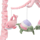 Lambs & Ivy Sea Dreams Dolphin/Turtle Musical Baby Crib Mobile Soother Toy by TinyTreasures Baby Boutique