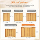 Lifewit Utensil Organizer for Kitchen Drawer, Expandable Cooking Utensil Tray, Bamboo Cutlery Silverware Flatware Holder, Adjustable Spatula Tools Gadget Storage Divider, 28 x18.5 x 2 inches, Natural by CozyNest Decor