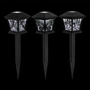 Alpine Corporation Solar-Powered Nature Inspired Pathway Lights, 3-Piece by GreenHaven Gardens