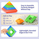 Blocks Building Toys for Toddlers 1-3 3-5, Pyramid Stacking Blocks Preschool Educational Toys for Ages 2 3 4 5 6 Boys & Girls Learning Stem Sensory Toys Kids Birthday, 30PCS by TinyTreasures Baby Boutique