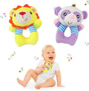 BLOOBLOOMAX Sock rattles for Babies 0-24 Months Baby Animal Foot Finder Educational Toys by TinyTreasures Baby Boutique