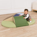 Factory Direct Partners 13800-ET SoftScape Toddler Playtime Junction 360 Climber Plus Side Pads, Indoor Active Play Structure for Toddlers and Kids; Safe Soft Foam (7-Piece) - Earthtone by TinyTreasures Baby Boutique