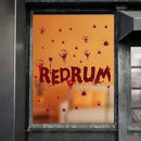 Halloween Redrum Murder Wall Decal Horror Ghost Hand Wall Decals Halloween Blood Splatter Decals Removable Peel and Stick Walls Stickers for Haunted House Party Window Decor by CozyNest Decor